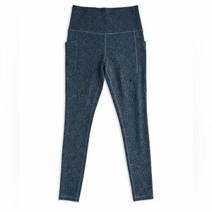 Athleta Teal High Rise Leggings Small Performance Yoga Running Athleisure